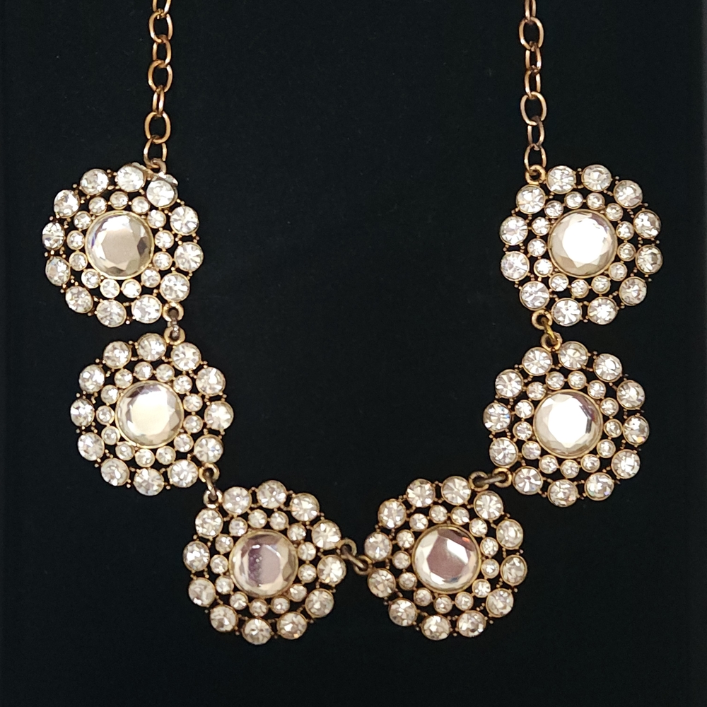 J Crew Gold Statement Necklace